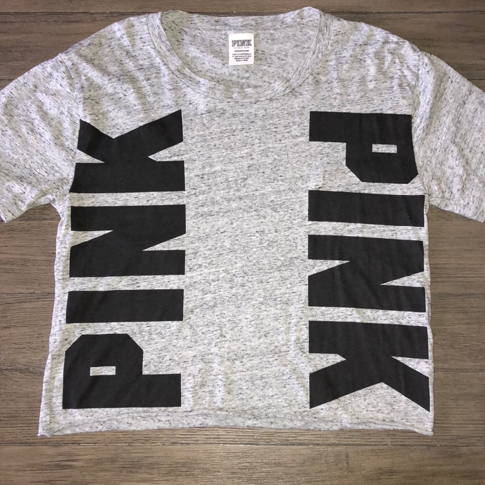 VS PINK Crop Tee
